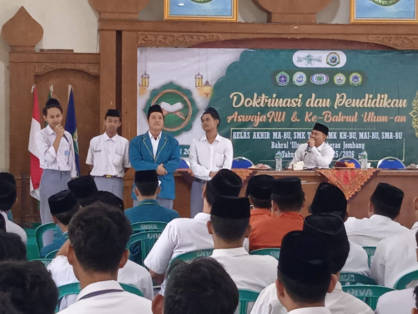Perkuat Ideologi, Siswa SMK TI Annajiyah Ikuti Kegiatan Doktrinasi Aswaja di Bahrul Ulum